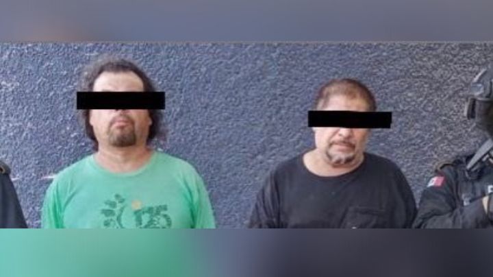 Fuerza Civil detiene a 2 hombres por posesión de droga y arma corta