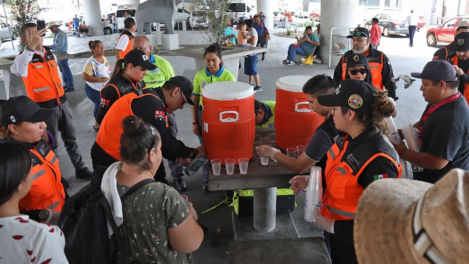 Operativo 'Hidratación' en Monterrey.