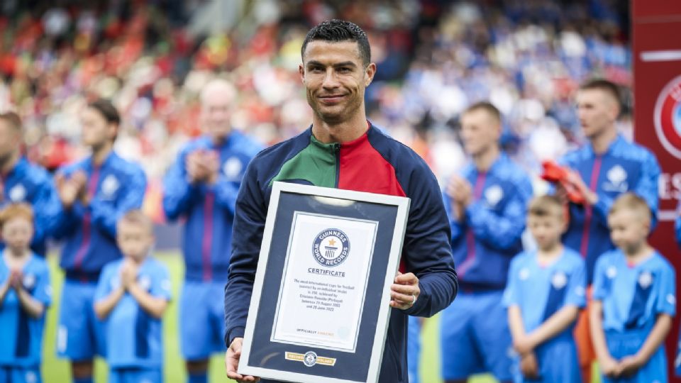 Cristiano Ronaldo logró un nuevo récord en su laureada carrera al sumar su partido 200 con la Selección de Portugal