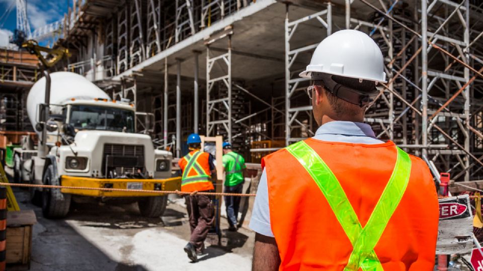 Trabajadores de construcción.