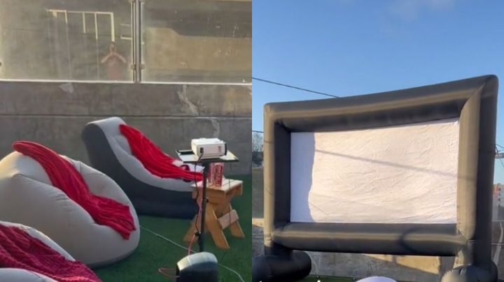 Joven renta cine en casa para ver a Wendy Guevara en La Casa de los Famosos