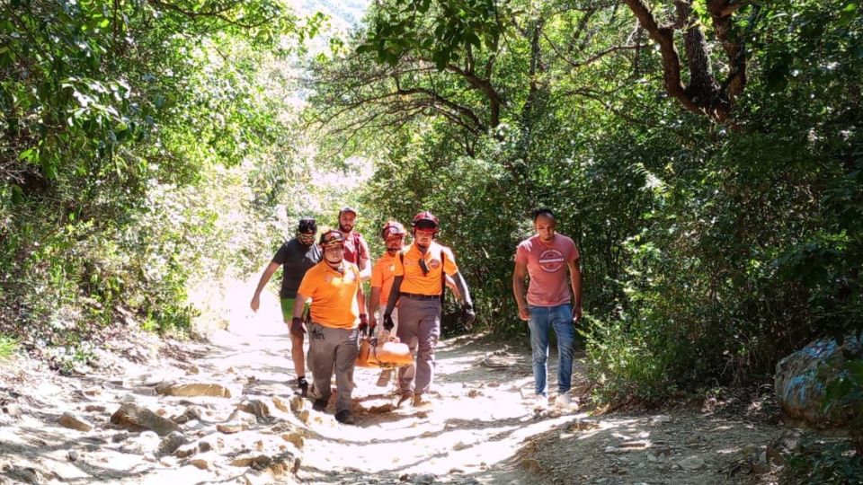 Rescate en las cascadas del Cerro de La Silla