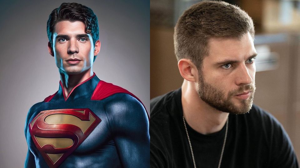 David Corenswet como el nuevo Superman