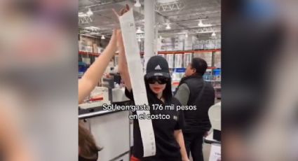 Critican a Sol León por presumir ticket de Costco de 176 mil pesos