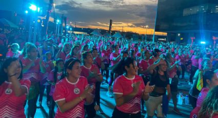 Acuden 8 mil personas a Baile Fitness masivo en Apodaca