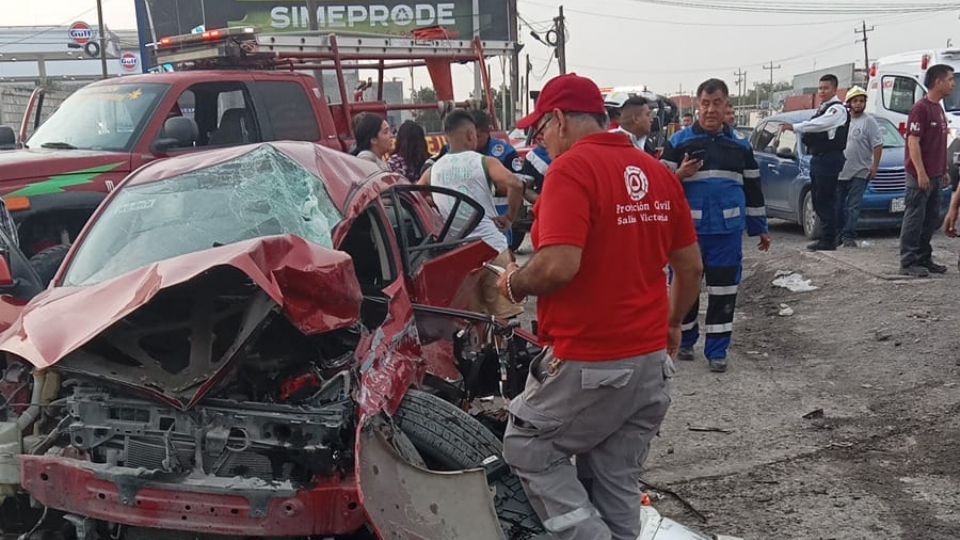 En el accidente, un bebé murió.