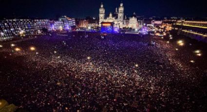 Fabulosos Cadillacs llenan el Zócalo de Ciudad de México con 300 mil personas