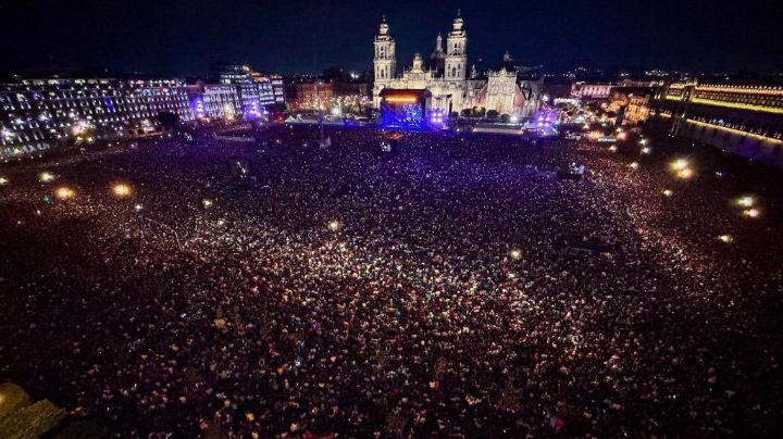 Fabulosos Cadillacs llenan el Zócalo de Ciudad de México con 300 mil personas