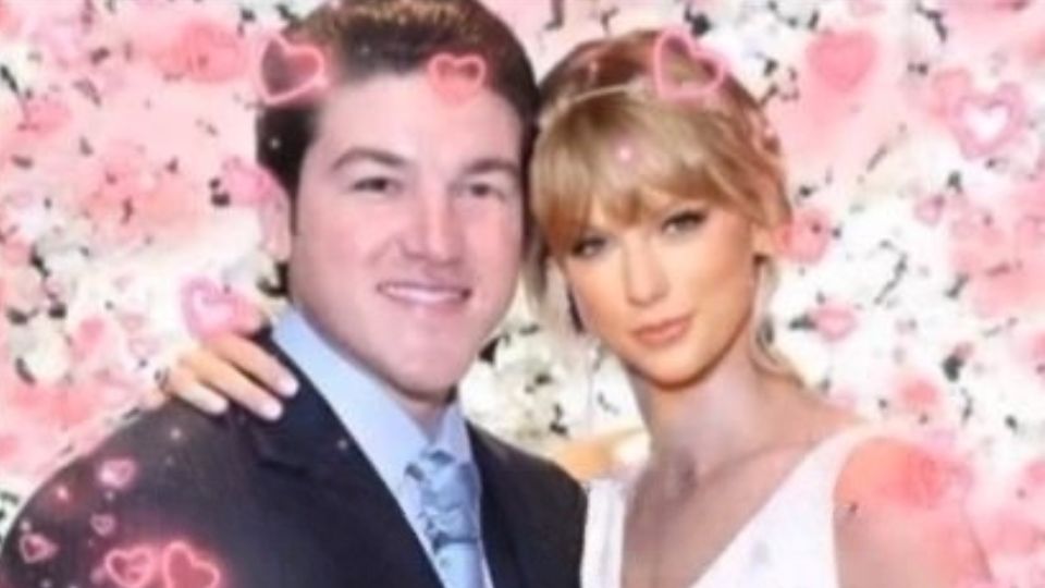 Fans editan una foto de Samuel García con Taylor Swift.