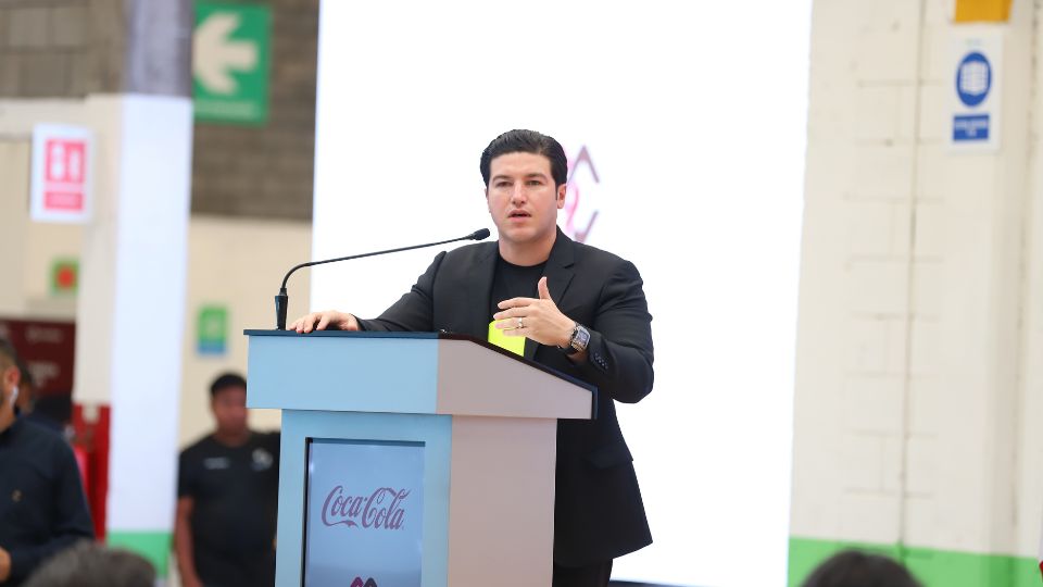 Samuel García, gobernador de Nuevo León.