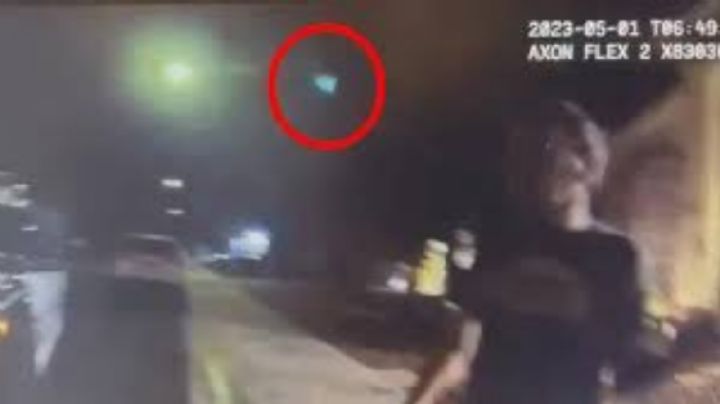 'De 3 metros y con ojos grandes', vecino afirma ver alien y policía graba ovni la misma noche