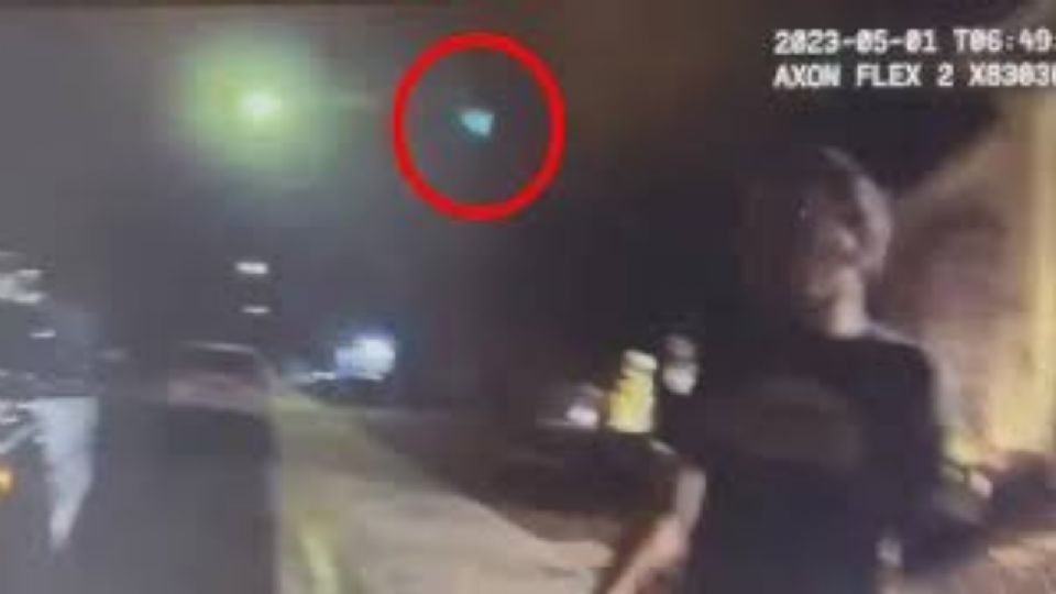 Un 'extraterrestre' captado por un video.