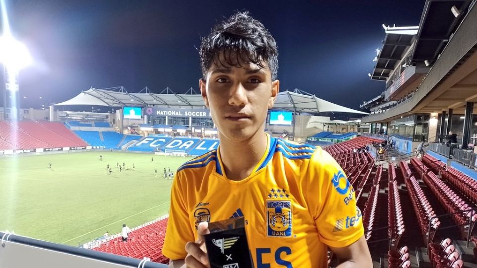 Isaías Galván, jugador de fuerzas básicas de Tigres.