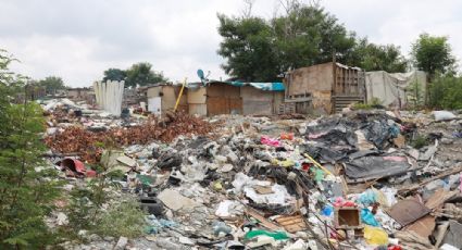 El Pesquería, un río de basura