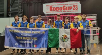 Alumnos de la UANL ganan primer lugar en concurso de robótica celebrado en Francia