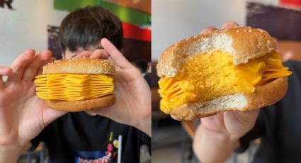 Burger King lanza hamburguesa con 20 piezas de queso