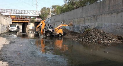 Monterrey y San Nicolás inician limpieza en el arroyo Topo Chico