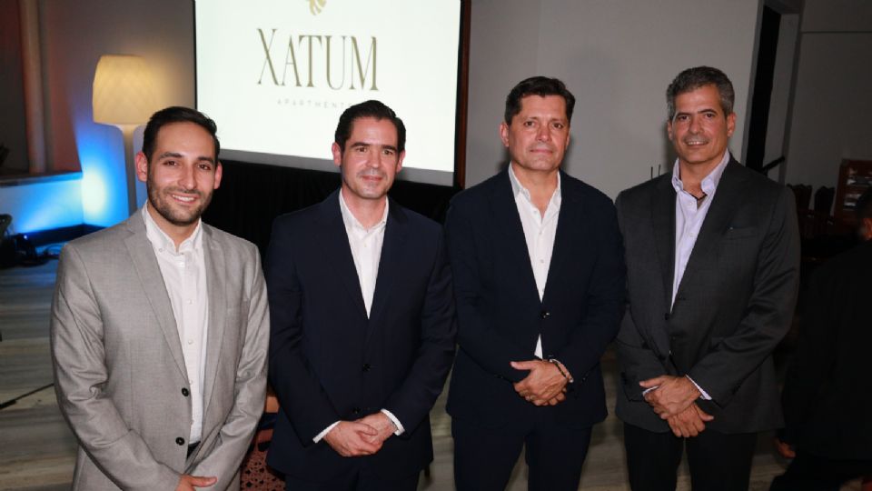 (Izq. a der.) Andrés López, Manuel Lebrija, Luis Carlos Villarreal y Rodrigo de la Peña.