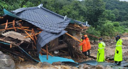 Inundaciones dejan 32 muertos en Corea del Sur