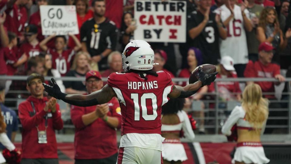 DeAndre Hopkins fue liberado de los Arizona Cardinals hace unas semanas