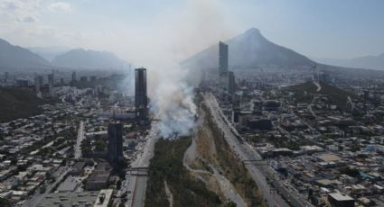 Estado asegura que incendio en el río Santa Catarina fue provocado