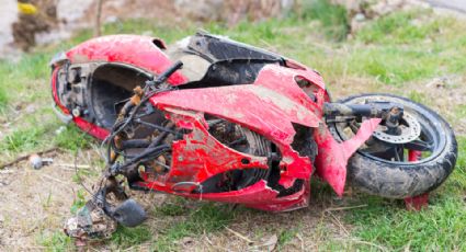 Muere bebé al caer de moto conducida por su padre en Campeche