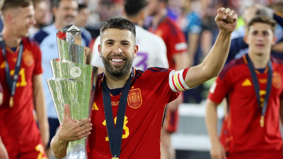 Jordi Alba fue el capitán de España en la Liga de Naciones de la UEFA