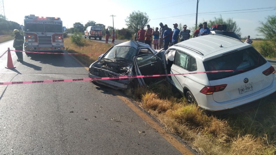 Accidente en Hualahuises