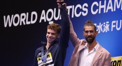 El francés Leon Marchand rompe marca del legendario Michael Phelps