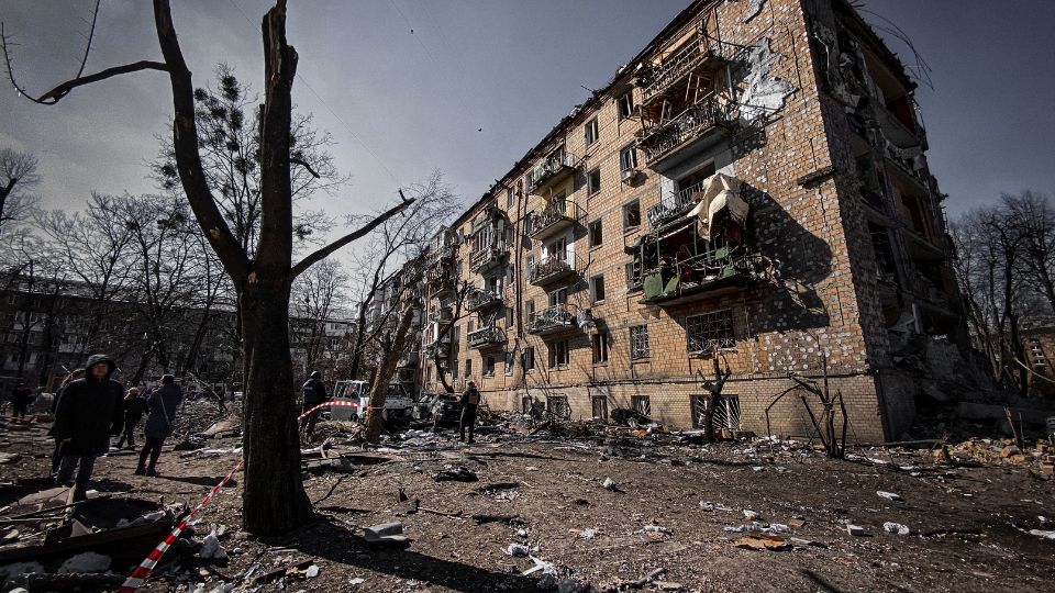 Edificio destruido