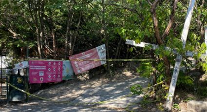 Continúa delimitación en entrada al Cerro de la Silla por altas temperaturas