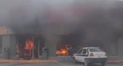 Hombre entra a Oxxo y provoca incendio en Apodaca