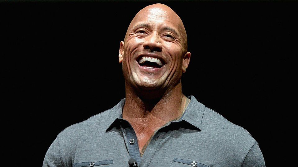 Dwayne Johnson, 'The Rock', actor.