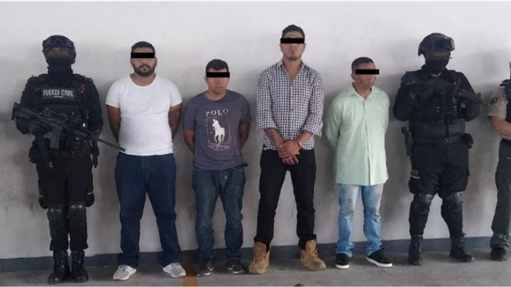 Detienen a 4 hombres en Monterrey, vinculados a varios homicidios
