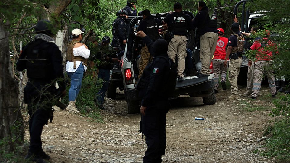 Zona donde ocurrió el enfrentamiento en Guerrero.