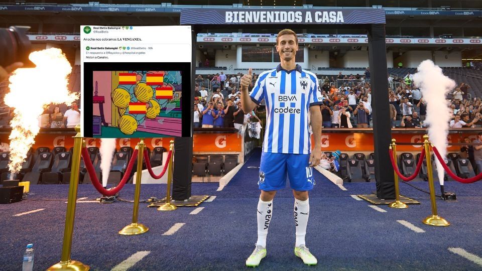 El Real Betis cumplió su venganza contra los aficionados mexicanos, al pedir a Rayados que pusiera a jugar a Sergio Canales