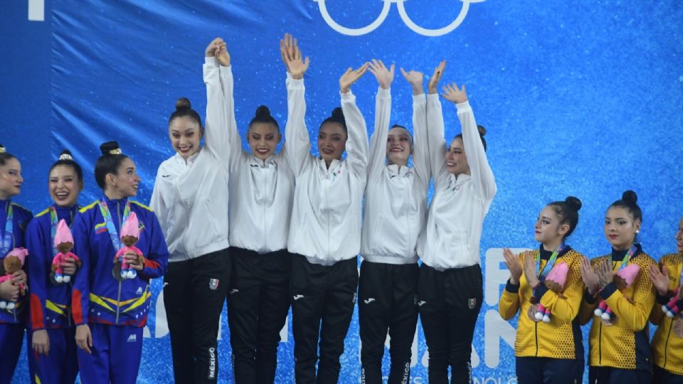 El equipo mexicano de gimnasia rítmica alcanzó la medalla de oro en la prueba genera en conjunto en los Juegos Centroamericanos y del Caribe