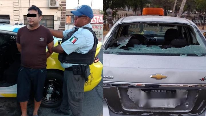 Detienen a guardia de seguridad por dañar vehículos en su propio trabajo