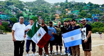 Grupo Frontera graba video musical en el Cerro de la Campana