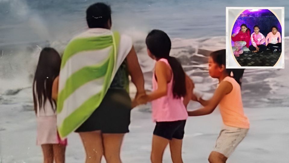 La última fotografía que fue tomada de la familia en playas de Guatemala