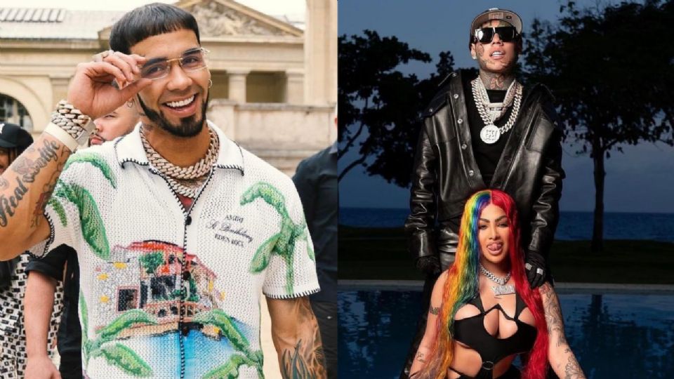 Anuel AA, Yailin y Tekashi69