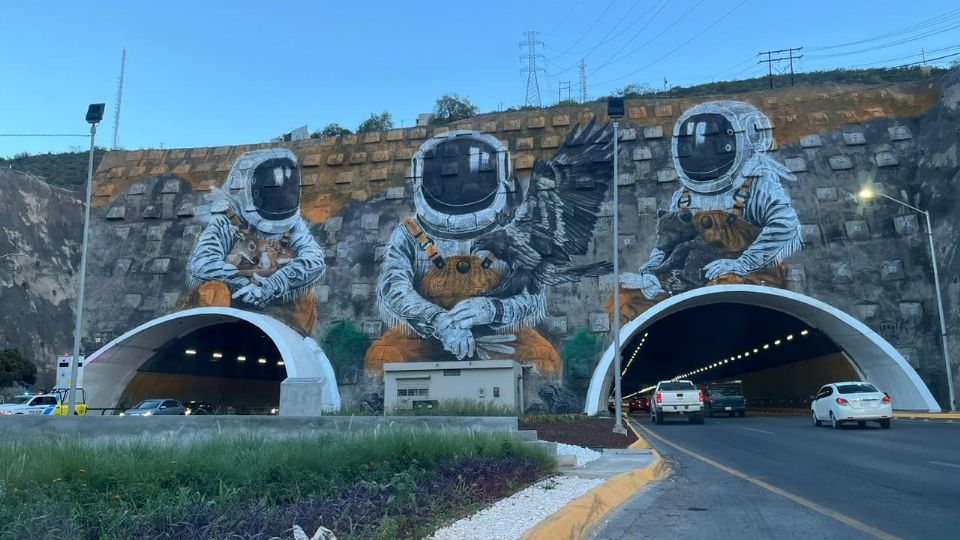 Mural 'Guardianes'.