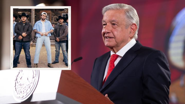 Retiran Mañanera de AMLO de YouTube por incluir canción de Bad Bunny