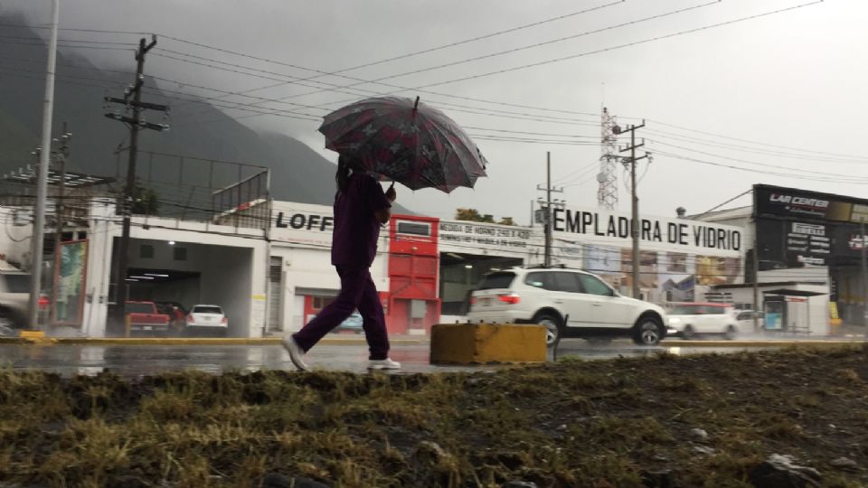 Lluvia en Monterrey