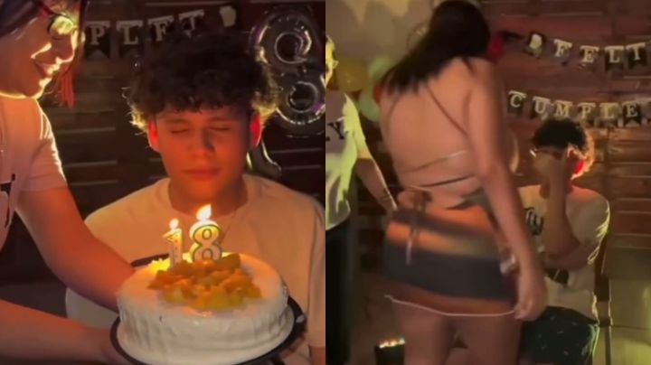 Critican a madre por regalar de cumpleaños bailarina exótica a su hijo