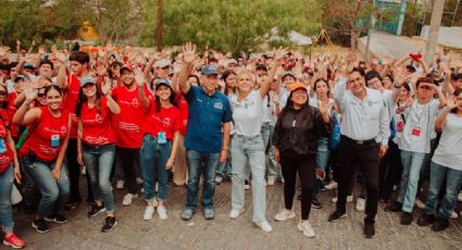 Santa Catarina y jóvenes de SELIDER pintan canchas y bardas