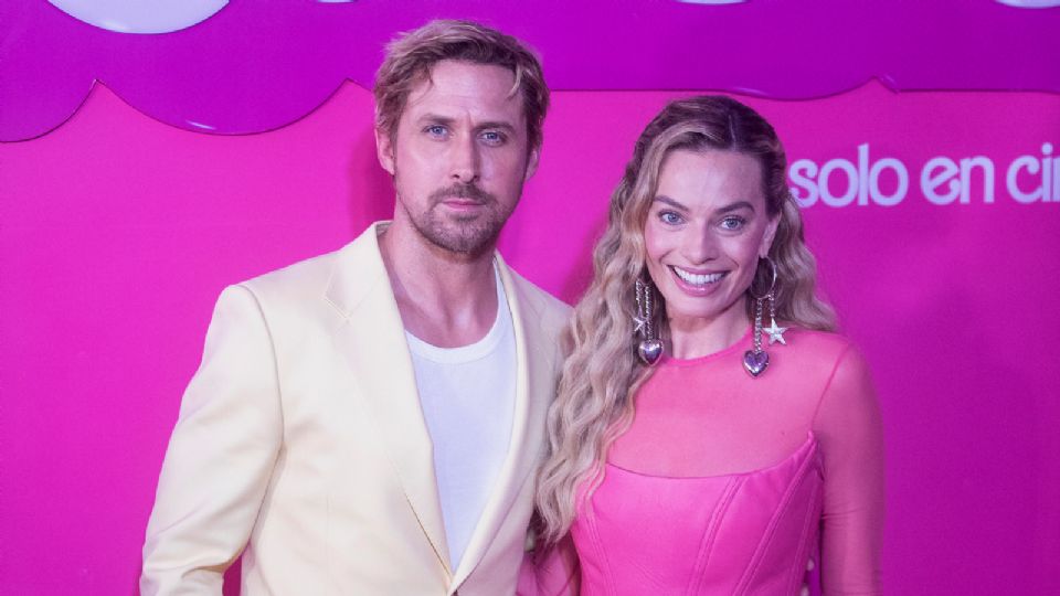 El actor canadiense Ryan Gosling y la actriz australiana Margot Robbie.