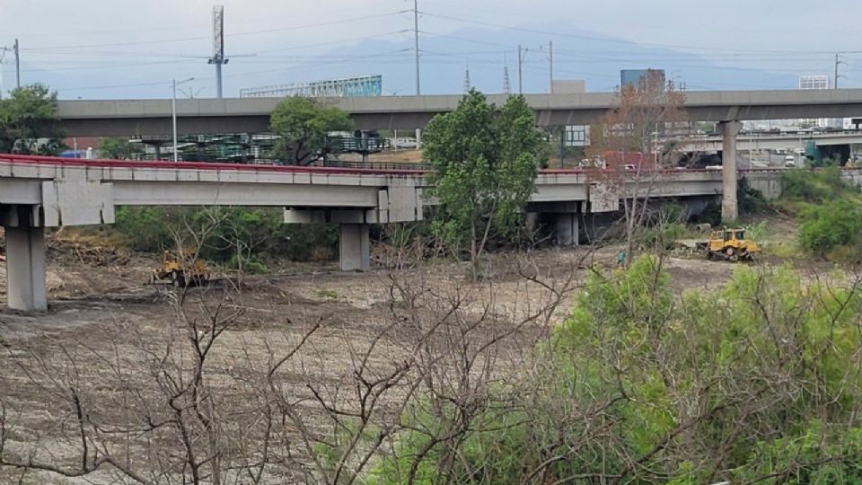 El río Santa Catarina.