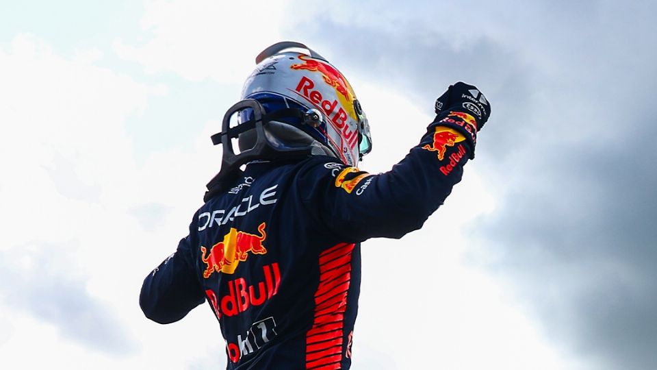 Max Verstappen celebra su victoria en el Gran Premio de Gran Bretaña