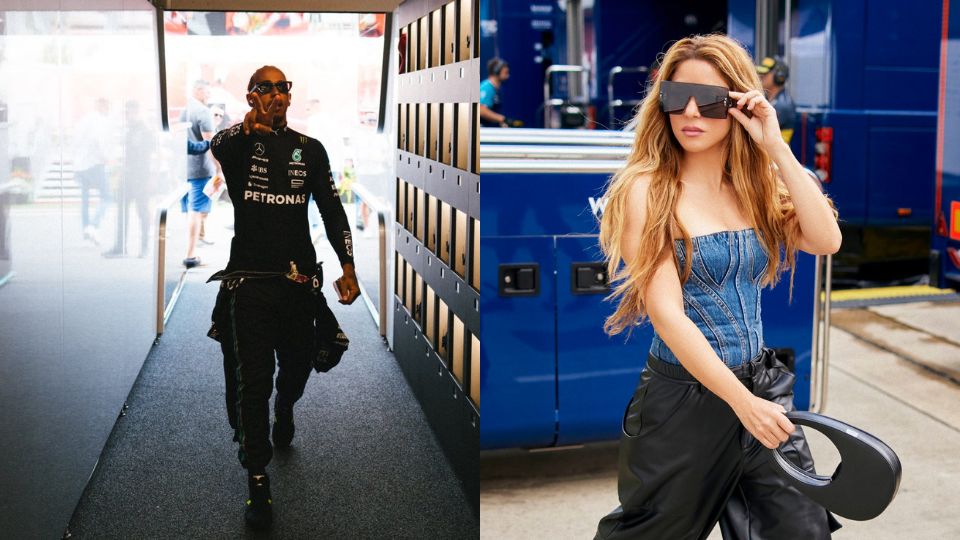 Lewis Hamilton y Shakira